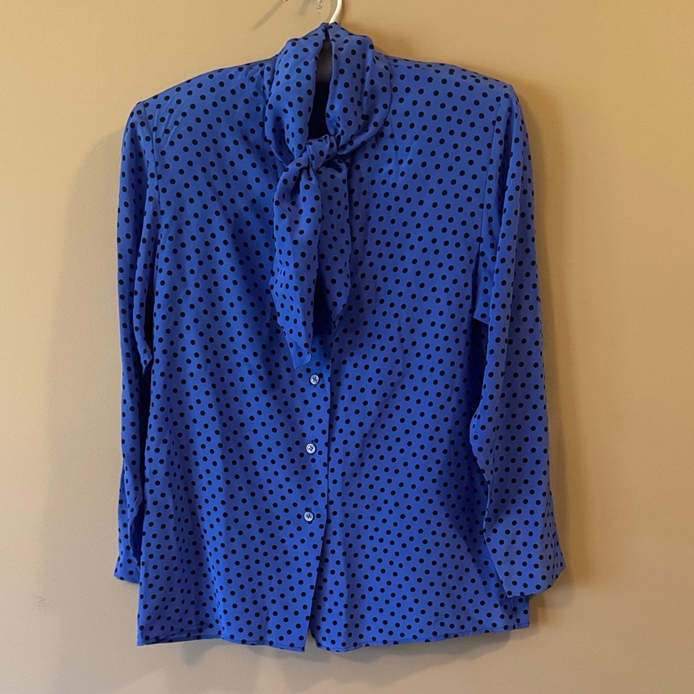 Vintage Saint Laurent blouse.